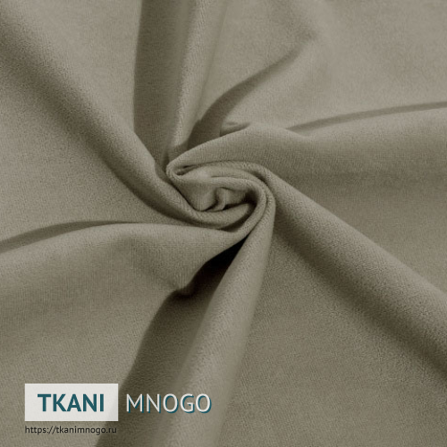 Фото внешнего вида велюра “12” (однотонный бежевый)