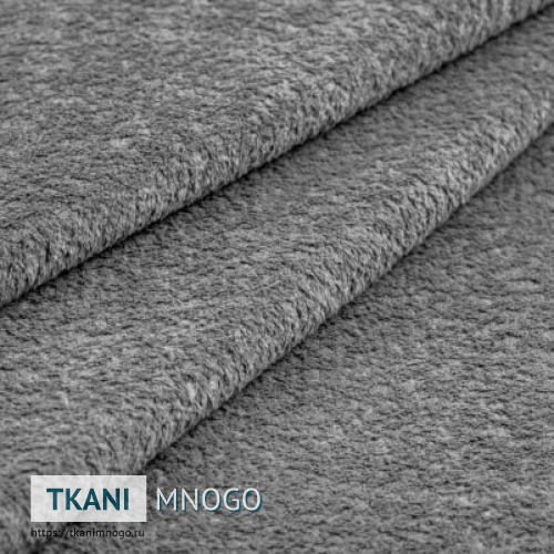 Фото внешнего вида велюра “83” (однотонный серый)