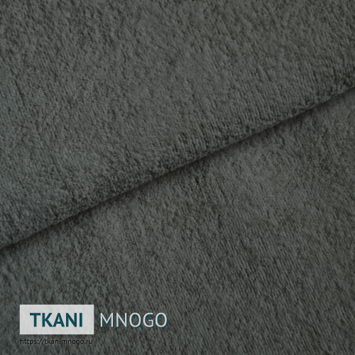Фото фактуры велюра “CF2505-12” (однотонный серый)
