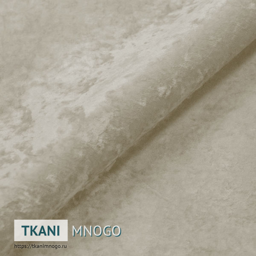 Фото материала велюра “cf052-1” (однотонный бежевый)